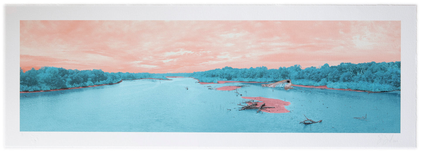 "Oh, The Places You'll Sew | The Blues" unique archival pigment print