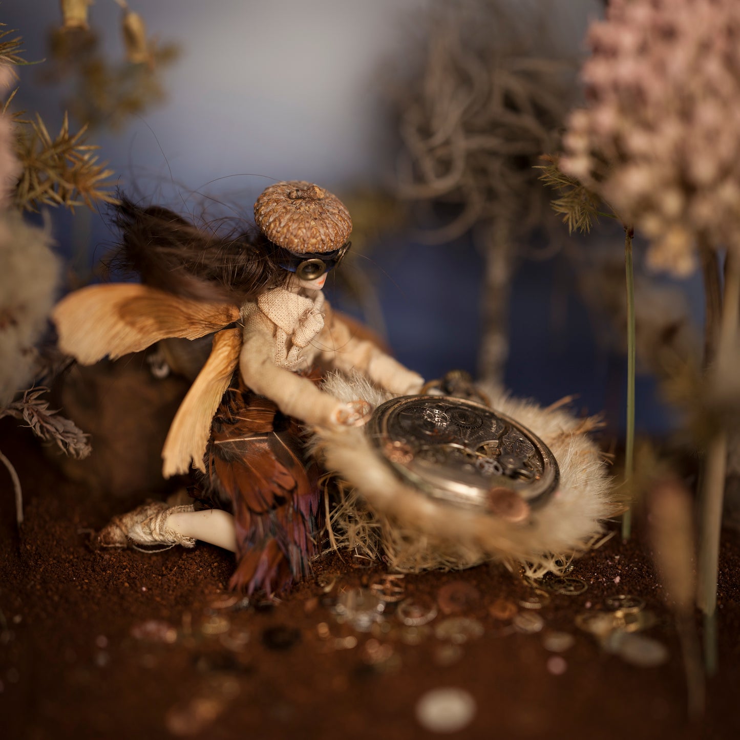 "Mine," archival pigment on wood panel by Shawn Saumell